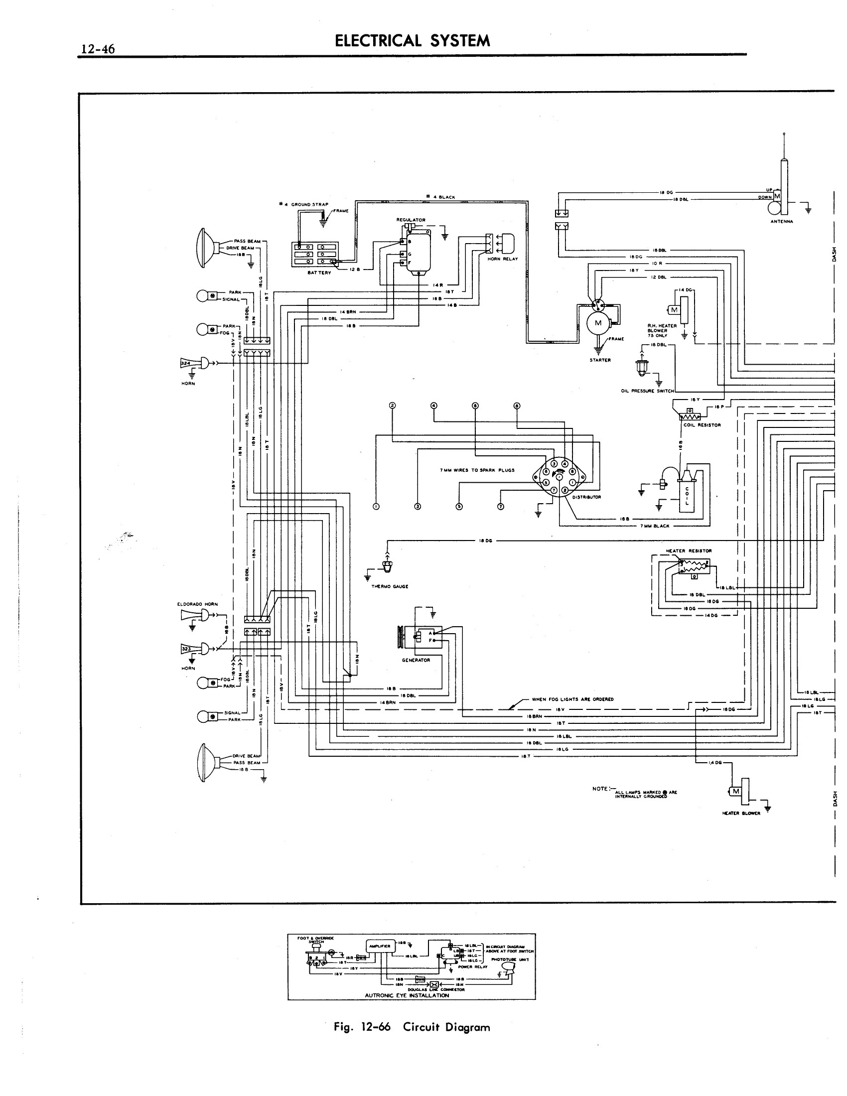 1961 Cadillac Wiring Diagram